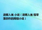 請卿入甕 小說（請君入甕 程零落創(chuàng)作的網(wǎng)絡(luò)小說）