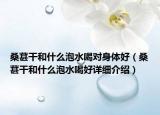 桑葚干和什么泡水喝對身體好（桑葚干和什么泡水喝好詳細(xì)介紹）