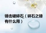 錘擊破碎石（碎石之錘有什么用）