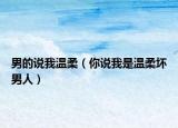 男的說我溫柔（你說我是溫柔壞男人）