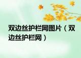 雙邊絲護(hù)欄網(wǎng)圖片（雙邊絲護(hù)欄網(wǎng)）