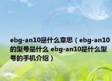 ebg-an10是什么意思（ebg-an10的型號是什么 ebg-an10是什么型號的手機(jī)介紹）