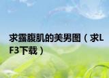 求露腹肌的美男圖（求LF3下載）