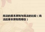 商法的基本原則與民法的比較（商法的基本原則有哪些）
