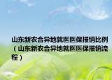 山東新農(nóng)合異地就醫(yī)醫(yī)保報銷比例（山東新農(nóng)合異地就醫(yī)醫(yī)保報銷流程）
