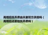 再婚后撫養(yǎng)費(fèi)由夫妻雙方承擔(dān)嗎（再婚后還要給撫養(yǎng)費(fèi)嗎）
