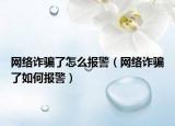網(wǎng)絡詐騙了怎么報警（網(wǎng)絡詐騙了如何報警）