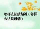 怎樣去法院起訴（怎樣去法院起訴）