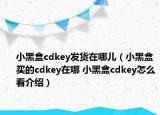 小黑盒cdkey發(fā)貨在哪兒（小黑盒買(mǎi)的cdkey在哪 小黑盒cdkey怎么看介紹）