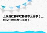 上眼皮紅腫軟軟的是怎么回事（上眼皮紅腫是怎么回事）