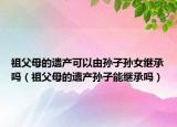 祖父母的遺產(chǎn)可以由孫子孫女繼承嗎（祖父母的遺產(chǎn)孫子能繼承嗎）