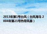2013年第1號臺風（臺風海馬 2004年第21號熱帶風暴）