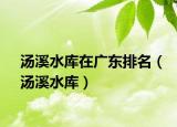 湯溪水庫在廣東排名（湯溪水庫）