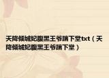 天降傾城妃腹黑王爺踹下堂txt（天降傾城妃腹黑王爺踹下堂）
