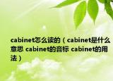 cabinet怎么讀的（cabinet是什么意思 cabinet的音標(biāo) cabinet的用法）