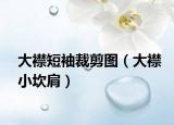 大襟短袖裁剪圖（大襟小坎肩）
