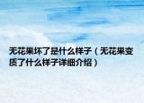 無花果壞了是什么樣子（無花果變質(zhì)了什么樣子詳細介紹）