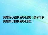 離婚后小孩撫養(yǎng)權歸屬（孩子半歲離婚孩子的撫養(yǎng)權歸誰）