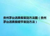 貴州茅臺酒真假鑒別方法圖（貴州茅臺酒真假細節(jié)鑒別方法）