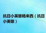 抗日小英雄楊來西（抗日小英雄）