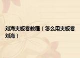 劉海夾板卷教程（怎么用夾板卷劉海）