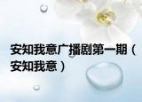 安知我意廣播劇第一期（安知我意）