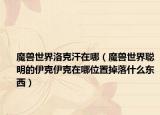魔獸世界洛克汗在哪（魔獸世界聰明的伊克伊克在哪位置掉落什么東西）