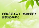 p站現(xiàn)在進(jìn)不去了（電腦p站進(jìn)不去怎么辦2019）