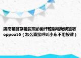 鎬庝箞鐩存帴鍛煎彨灝忓竷涓嶇敤鎸夐敭oppoa55（怎么直接呼叫小布不用按鍵）