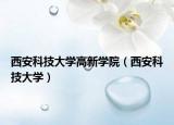 西安科技大學(xué)高新學(xué)院（西安科技大學(xué)）