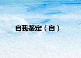 自我鑒定（自）