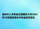 退休中人養(yǎng)老金過渡期多少年2024年10月前后退休養(yǎng)老金如何變化