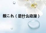艦これ（是什么動(dòng)漫）