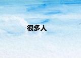 很多人