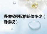肖像權(quán)侵權(quán)的賠償多少（肖像權(quán)）