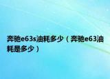 奔馳e63s油耗多少（奔馳e63油耗是多少）