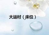大運(yùn)村（床位）