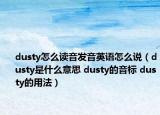 dusty怎么讀音發(fā)音英語(yǔ)怎么說（dusty是什么意思 dusty的音標(biāo) dusty的用法）