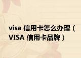 visa 信用卡怎么辦理（VISA 信用卡品牌）