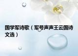 國學(xué)軍詩歌（軍號聲聲王云國詩文選）