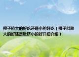 橙子臍大的好吃還是小的好吃（橙子肚臍大的好還是肚臍小的好詳細(xì)介紹）