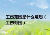 工傷范圍是什么意思（工傷范圍）