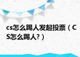 cs怎么踢人發(fā)起投票（CS怎么踢人?）