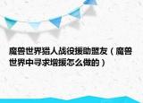 魔獸世界獵人戰(zhàn)役援助盟友（魔獸世界中尋求增援怎么做的）
