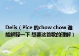 Delis（Pice 的chow chow 誰能解釋一下 想要這首歌的理解）