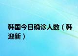 韓國今日確診人數(shù)（韓迎新）