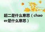 超二是什么意思（chaoer是什么意思）