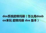 dos系統(tǒng)超級(jí)瑪麗（怎么用dosbox來(lái)玩 超級(jí)瑪麗 dos 版本）