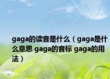 gaga的讀音是什么（gaga是什么意思 gaga的音標(biāo) gaga的用法）