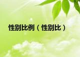 性別比例（性別比）